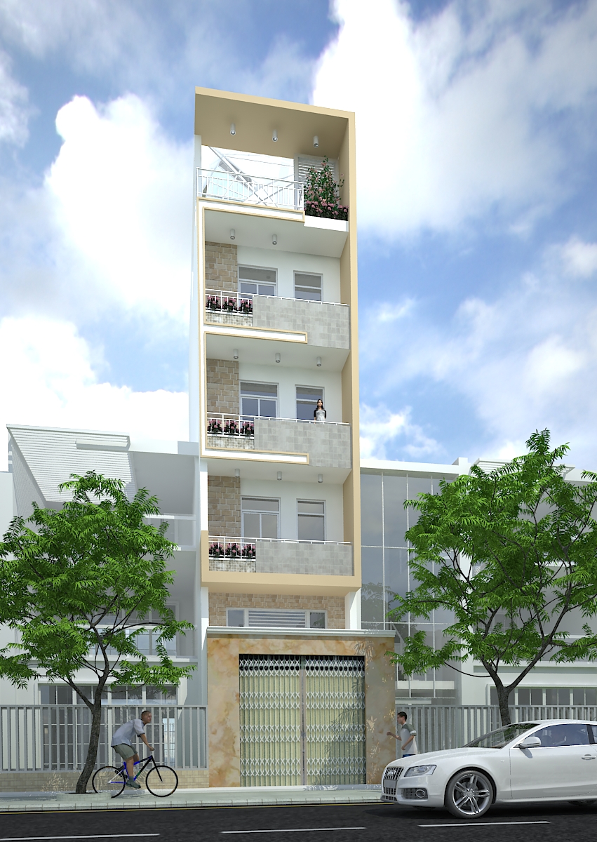 Nhà phố 7 tầng